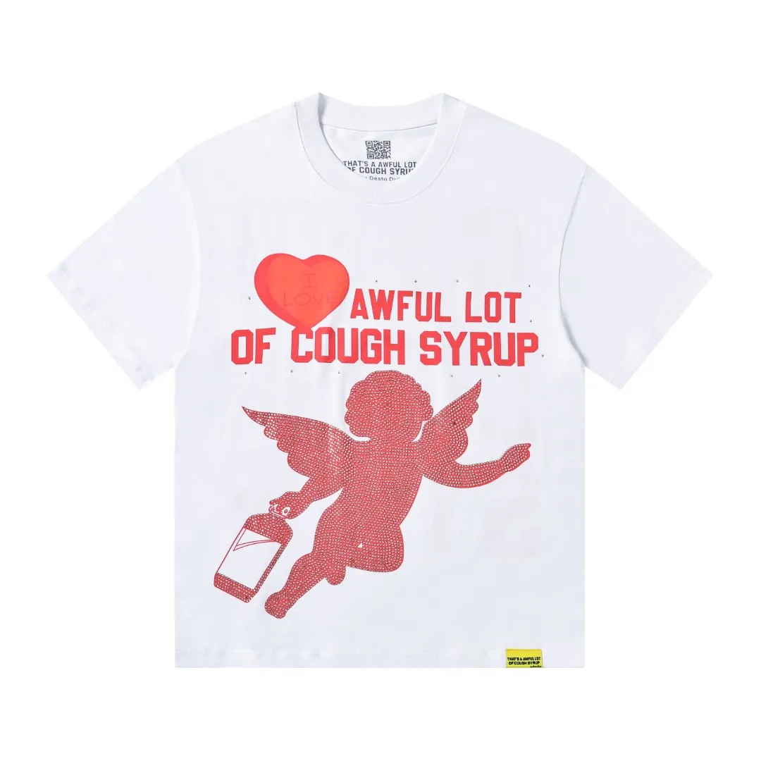 2241# Black/ （ ） THAT'S A AWFUL LOT OF COUGH SYRUP In Stock T （fabric):32 Sizes（size）：S-M L X L （colour）： Black） 👉